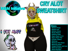 M&M Initiative - Delivery Hud - Cry Alot Sweatshirt - Yellow