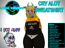 M&M Initiative - Delivery Hud - Cry Alot Sweatshirt - Orange