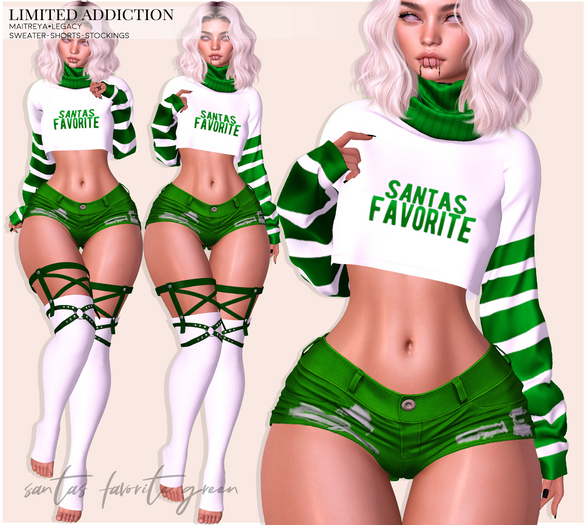 Limited Addiction - Santas Favorite Green