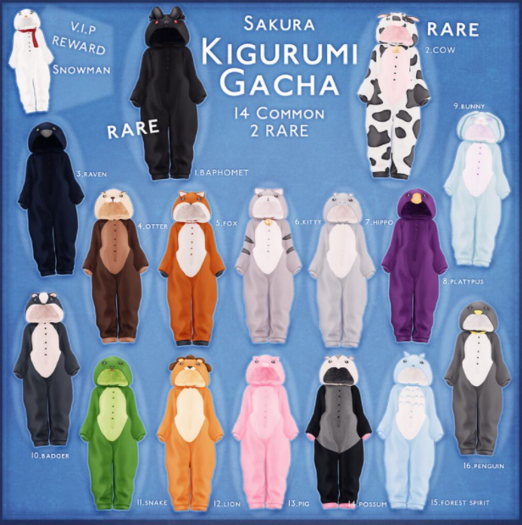 {Sakura} Kigurumi - Female - Platypus