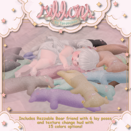 {Ribbons} Teddy Friend - Sleep Bears {Box}