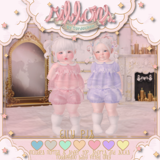 {Ribbons} Elly Pjs - Purple {Box}