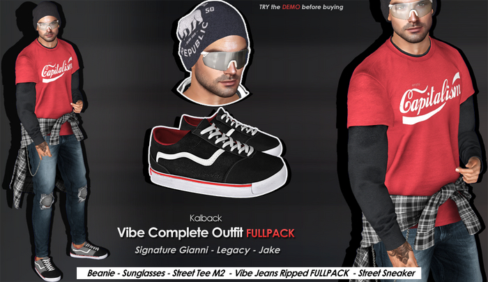 <Kalback> Vibe Complete Outfit FULLPACK