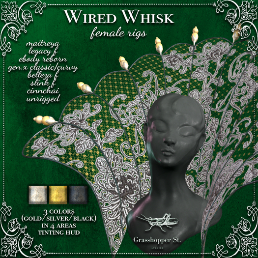 Grasshopper St Wired Whisk - Female