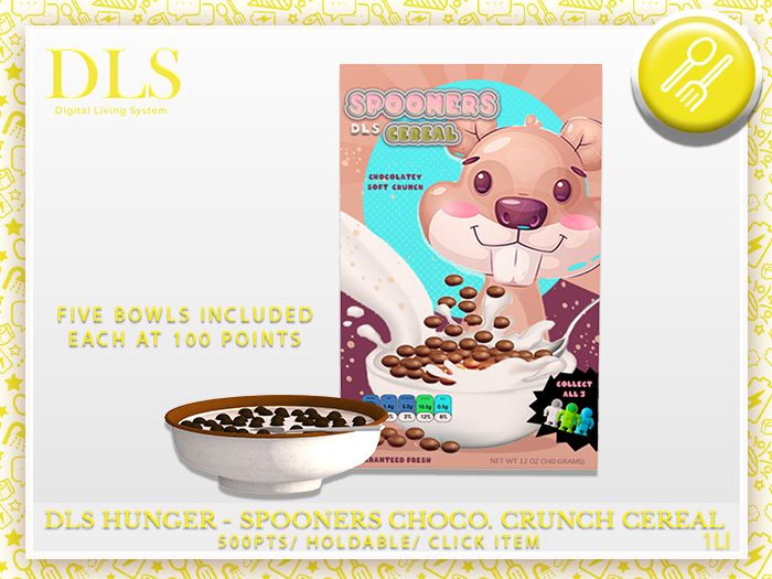 DLS Hunger 2.0 - Spooners Chocolate Crunch Cereal