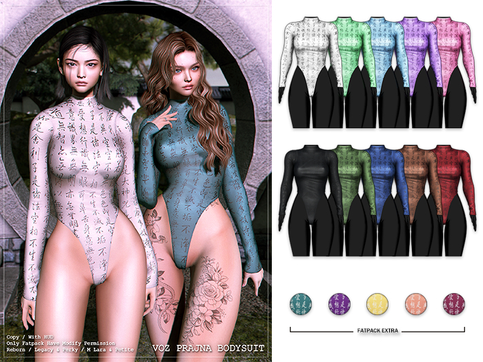 [VOZ] Prajna Bodysuit (Fatpack)