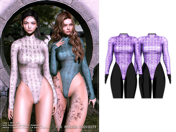 [VOZ] Prajna Bodysuit (Purple)