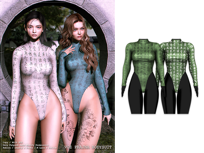 [VOZ] Prajna Bodysuit (Olive)