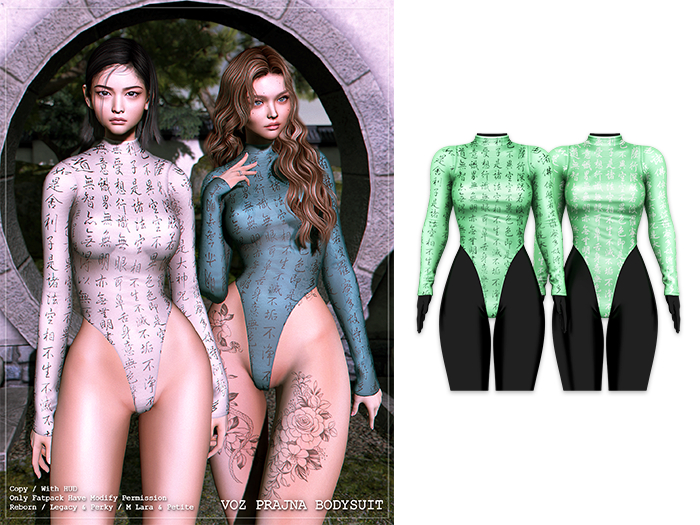 [VOZ] Prajna Bodysuit (Mint)