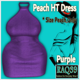 [R39] PEACH HT Dress-Purple
