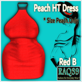 [R39] PEACH HT Dress-Red B