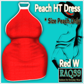 [R39] PEACH HT Dress-Red W