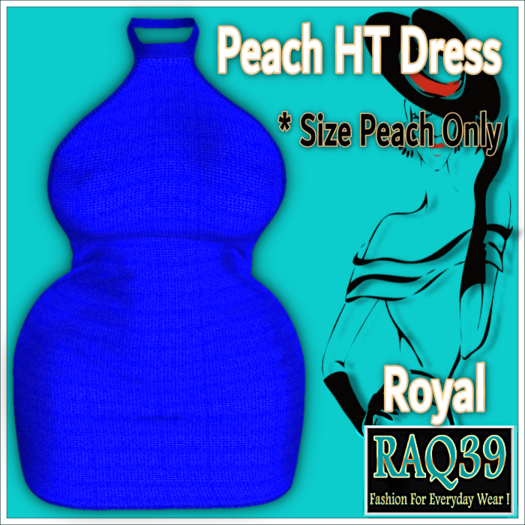 [R39] PEACH HT Dress-Royal