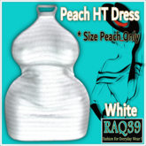 [R39] PEACH HT Dress-White