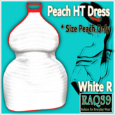 [R39] PEACH HT Dress-White R