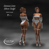 *Promo DAVARTS DESIGN - L'AMOUR LACE SILVER OUTFIT. maitreya copy