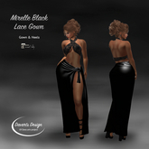 *Promo DAVARTS DESIGN - MIRELLE BLACK LACE GOWN. maitreya copy