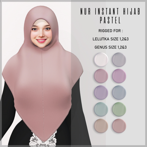 NUR INSTANT HIJAB PASTEL