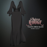 POISON ROUGE Yulieta Dress Black