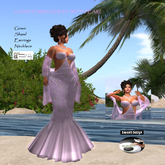 *Promo DAVARTS DESIGN -GOWN EMBROIDERY WITH PEARL PINK - MAITREYA