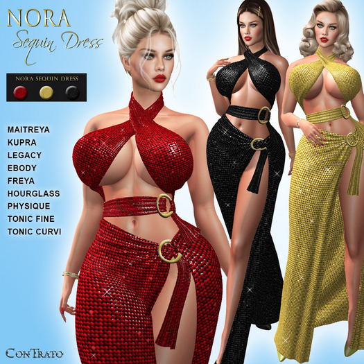 [ConTrato] Nora Sequin Dress