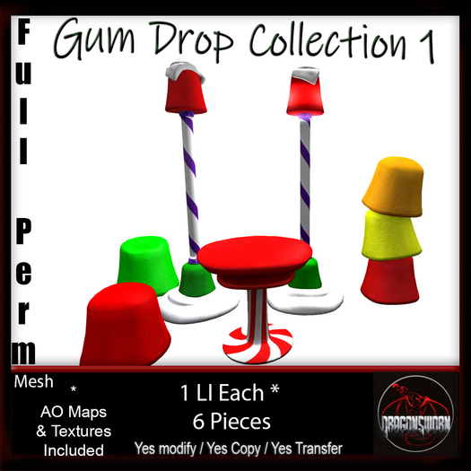 Full Perm Gum Drop Collection 1
