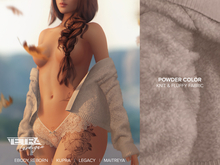 TETRA - Off-shoulder cardigan (Powder)