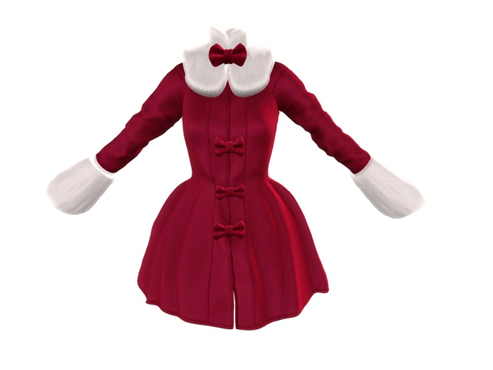 Luas Akali Coat Christmas (Red) - maitreya - RARE