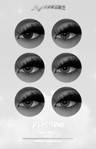 $pce. Plastique Eye Sets DEMO