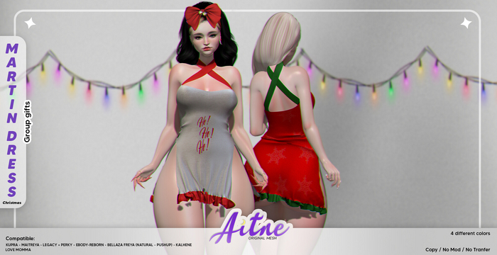 .Aitne. Martin Dress - Christmas (Group gifts)