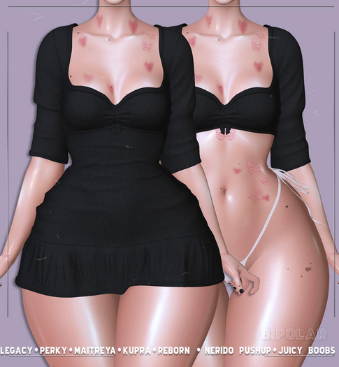 Bipolar - Rian Dress - Black