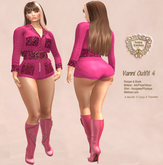 Nala Designs - Vanni Romper Outfit 4 [Pink] - Mesh Bodies