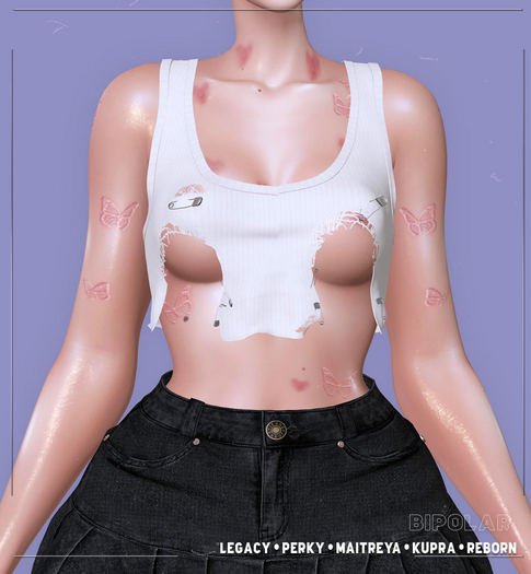 Bipolar - Kyon Top - White