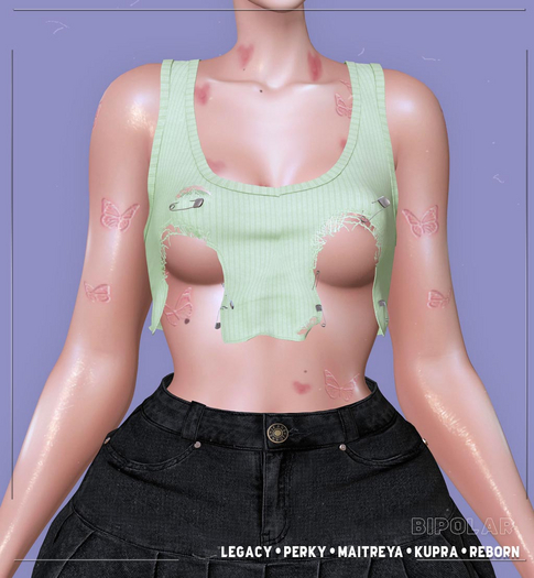 Bipolar - Kyon Top - Paster Green