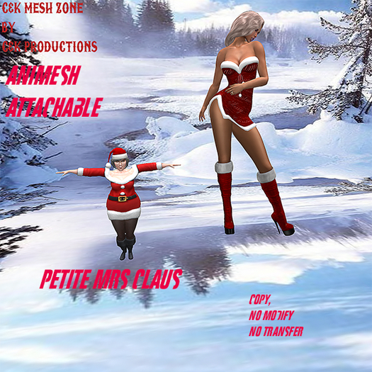 petite attachable mrs claus