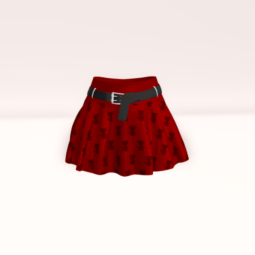 [UnBound] - B01 Kitty Skirt Red