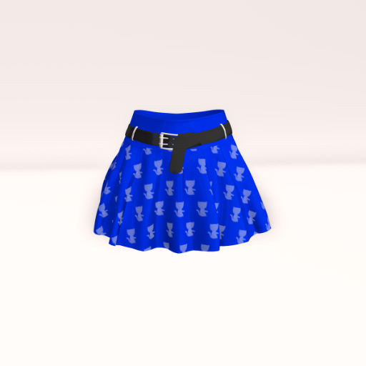 [UnBound] - B01 Kitty Skirt Blue 