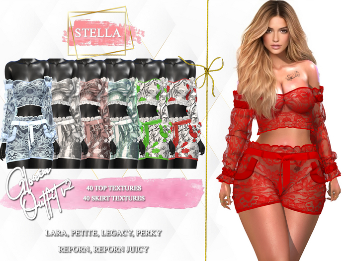 {ST} Gloria Outfit v2 *FATPACK*