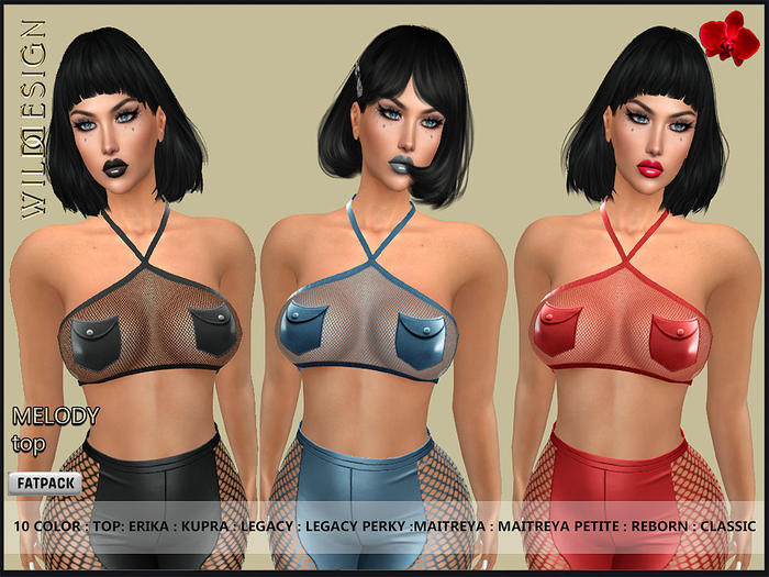 [Wild Design] MELODY TOP FATPACK