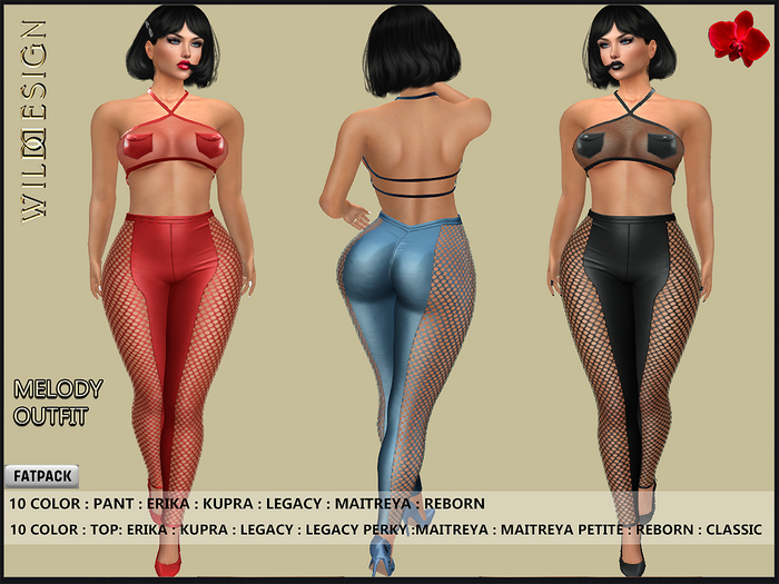 [Wild Design] MELODY OUTFIT  FATPACK DEMO