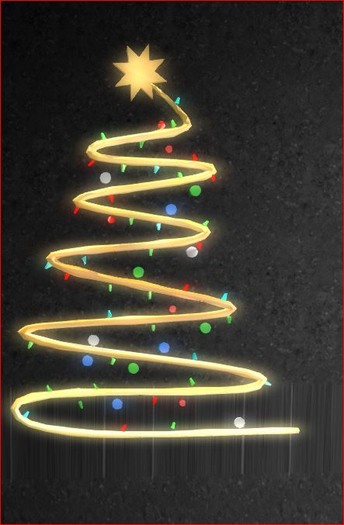 xmass tree wall decor 