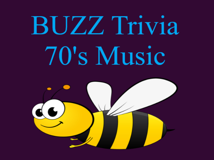 Buzz Trivia 70's Music