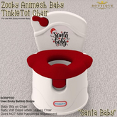 Zooby Animesh Baby TinkleTot Potty Chair SANTA (Wear to Unbx)