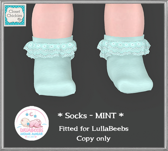 *CC* Socks MINT {LullaBeebs} (add)