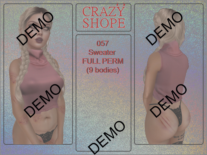 057 <CR SH>DEMO  Sweater FULL PERM (9 bodies)