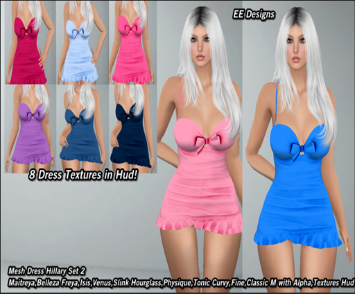 ::.EE.:: Mesh Dress Set 2 *Hillary*