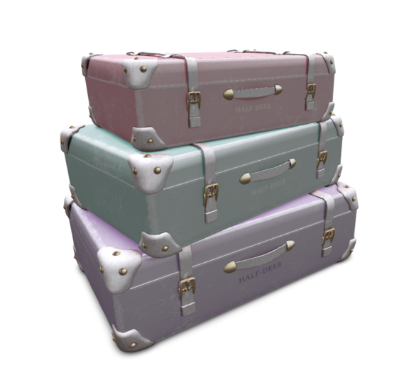 +Half-Deer+ First Class Kitty - Luggage - Ice Cream