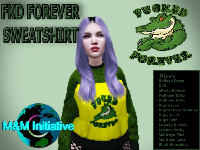 M&M Initiative - Delivery Hud - FKD Forever Sweatshirt - Yellow