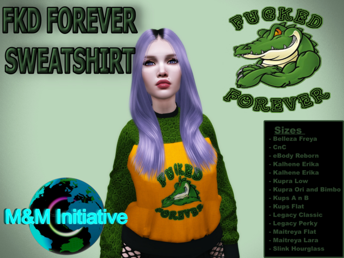 M&M Initiative - Delivery Hud - FKD Forever Sweatshirt - Orange