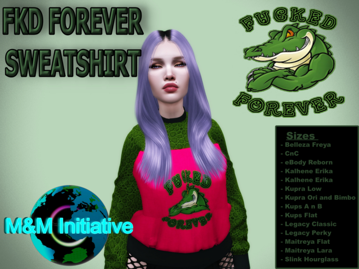 M&M Initiative - Delivery Hud - FKD Forever Sweatshirt - Pink